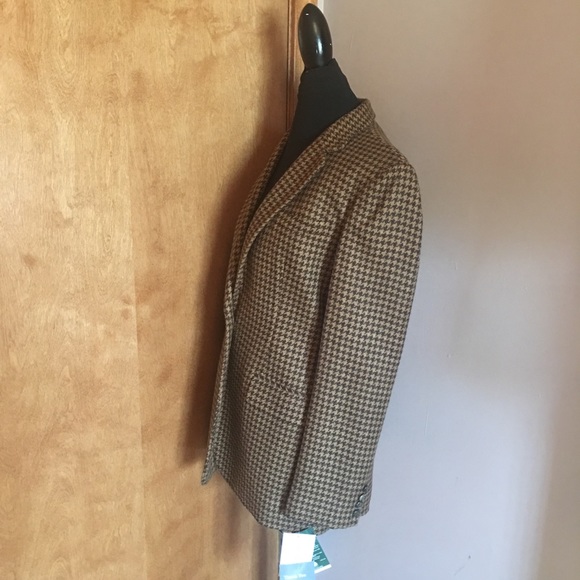 Lauren Ralph Lauren Wool Houndstooth Blazer Size 6 - Picture 2 of 8